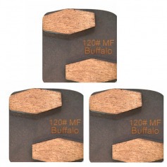 Conjunto abrasivo #120 fino para Politriz BF 2800 - 3 pe�as