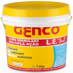 Cloro granulado m�ltipla a��o 3 em 1 - 7,5 Kg