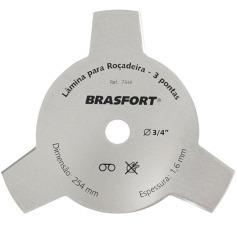 L�mina para ro�adeira 3 pontas 3 x 254 mm - 7347