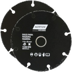 Disco de corte para madeira em tungst�nio 110 x 20 mm