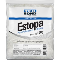 Estopa branca para polimento e limpeza 150 gramas Estopa branca para polimento e limpeza 150 gramas