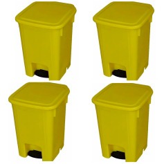 Cesto coletor de lixo 15L com pedal 4 pe�as - MVCP15