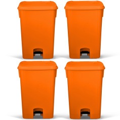 Cesto coletor de lixo 15L com pedal 4 pe�as - MVCP15