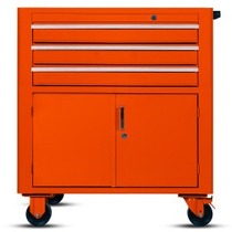 Carrinho para ferramentas com 3 gavetas e 2 portas
