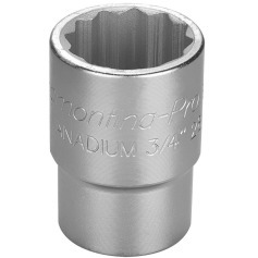 Soquete estriado 30 mm encaixe 3/4