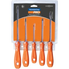 Jogo de chave de fenda e phillips com 5 pe�as - Twister