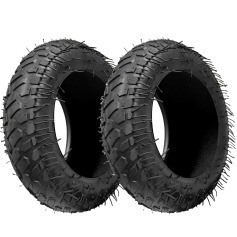 Kit 2 Pneus para carrinho de m�o 2 lonas 3,25