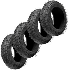 Kit 4 Pneus para carrinho de m�o 2 lonas 3,25 x 8