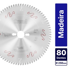 Disco de serra para madeira 250 x 30 mm com 80 dentes - LU3A 0200 Disco de serra para madeira 250 x 30 mm com 80 dentes - LU3A 0200