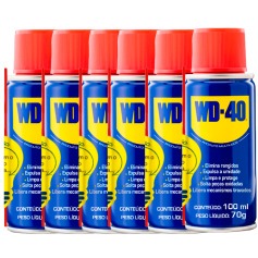 Kit 6 �leos lubrificante desengripante multiuso 100 ml - WD-40