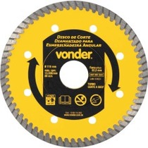 Disco diamantado turbo 115 mm para cerâmica e porcelanato Disco diamantado turbo 115 mm para cerâmica e porcelanato