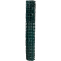 Tela alambrado verde malha 10 x 5 cm fio 2,5 mm com 2,0 x 25 m  - 80.67.020.105