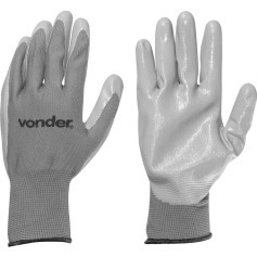 Luva de poliéster com látex nitrílico tamanho 10 - PNV 0110 Luva de poliéster com látex nitrílico tamanho 10 - PNV 0110