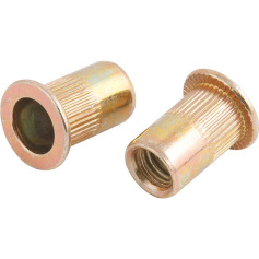 Rebite de rosca M6 com 10 pe�as em a�o carbono 