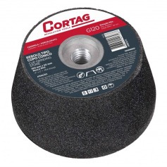 Rebolo c�nico para esmerilhadeira angular 100mm rosca M14 G120