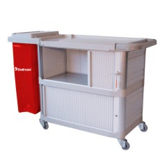 Carro funcional extra 1 bolsa com porta - CA01VM