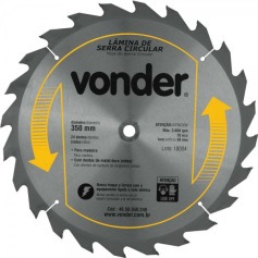 Disco de serra para madeira 350 x 30 mm 24 dentes