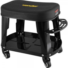 Banqueta para mec�nico com porta-ferramentas capacidade de 135 kg