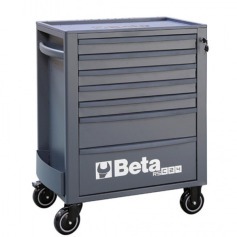 Carrinho para ferramentas com 7 gavetas full cinza - RSC24/7 