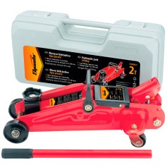 Macaco jacar� hidr�ulico 2 toneladas port�til com maleta