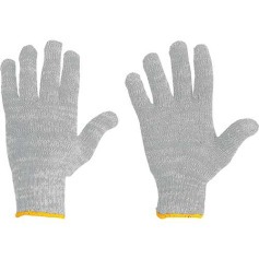 Luva de malha 3 fios mesclada tamanho 10