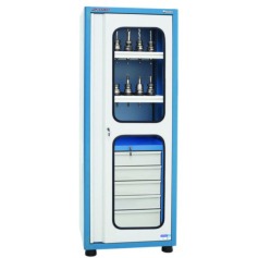 Armário com capacidade para 48 cones 5 gavetas e 2 porta de vidro Armário com capacidade para 48 cones 5 gavetas e 2 porta de vidro