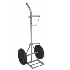 Carro para transporte de oxig�nio com apoio capacidade para 1 cilindro