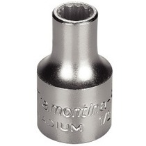 Soquete estriado 10 mm encaixe 1/2