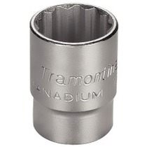 Soquete estriado 23 mm encaixe 1/2