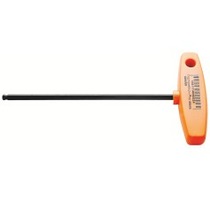 Chave allen abaulada 4 x 142 mm  cabo T a�o cromo van�dio