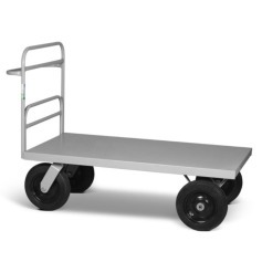 Carro plataforma com 1 aba capacidade de 800 kg