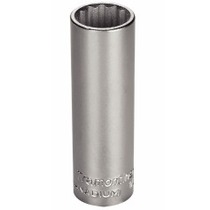 Soquete estriado longo 18 mm encaixe 1/2
