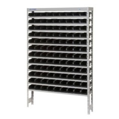 Estante metálica com 108 gavetas n° 3 preta - EM108/3P Estante metálica com 108 gavetas n° 3 preta - EM108/3P