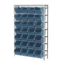 Estante met�lica com 28 gavetas n� 7 azul - EP28/7A
