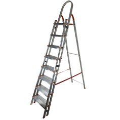 Escada de alum�nio com 8 degraus duplos residencial - EMD008