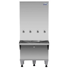 Bebedouro industrial de coluna 200 litros em a�o inox 