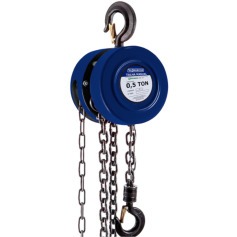 Talha manual com capacidade de 500 kg e 3 metros de corrente - TA-1