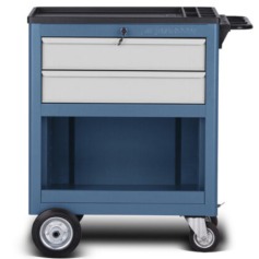 Carrinho para ferramentas com 2 gavetas semi fechado - CR-100