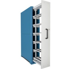 Arm�rio vertical com 80 suportes para cones Iso 30 - AM-97