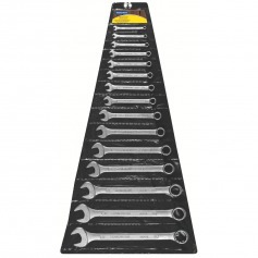 Jogo de chave combinada 6 a 32 mm em a�o especial com 15 pe�as - Basic