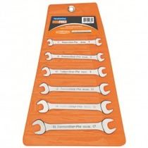 Jogos de chave fixa 6 a 17 mm a�o cromo van�dio com 6 pe�as - 44610206
