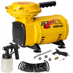 Compressor de ar direto 2,3 p�s 1/3 hp com acess�rios - Jet F�cil Plus