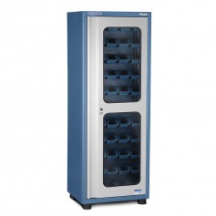 Arm�rio com 66 caixas n� 3 e portas de vidro - AM-47