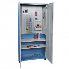 Armário para ferramentas com 2 prateleiras e portas de aço - AM-73 Armário para ferramentas com 2 prateleiras e portas de aço - AM-73