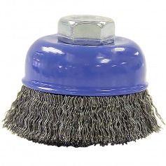 Escova de a�o tipo copo ondulada 60 x 14 mm