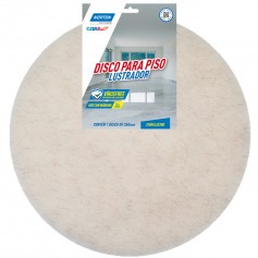 Disco lustrador de fibra para piso n�o abrasivo 350 mm