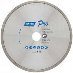 Disco diamantado segmentado 180 x 22,23 mm para porcelanato