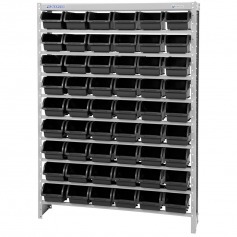 Estante met�lica com 54 gavetas n� 5 preta - EP54/5P