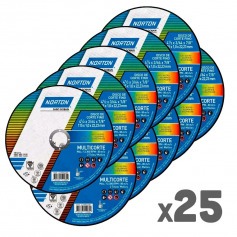 Kit 25 Discos de corte para multi materiais 4.1/2 x 3/64 x 7/8