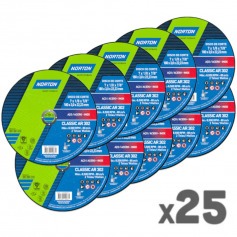 Kit 25 Discos de corte para metal 7 x 1/8 x 7/8